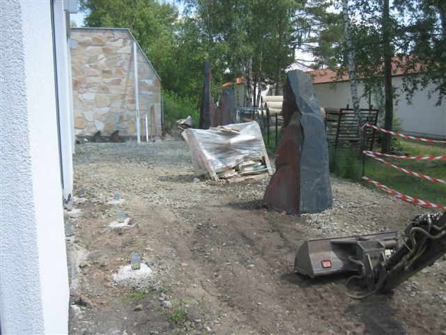 Planum für Terasse