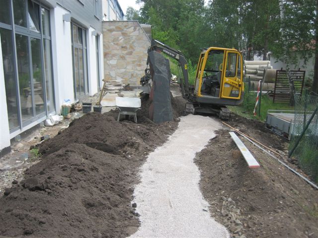 Gehweg angelegt