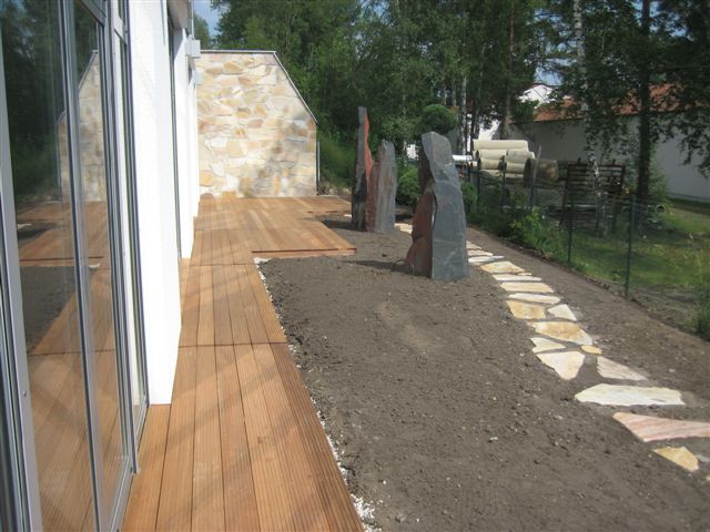 Terasse fertig montiert
