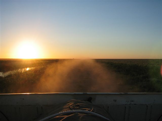 Long Working Day Farmer's Sunset
